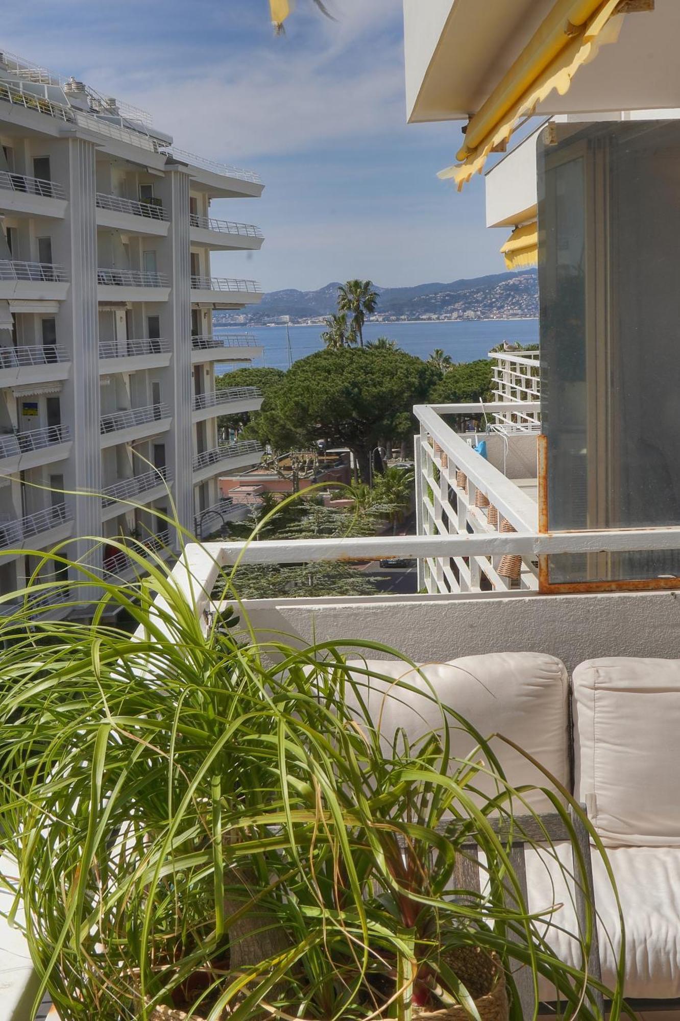 Frgk "Etoile Du Sud Terrasse Vue Mer Palm Beach" Cannes Eksteriør bilde