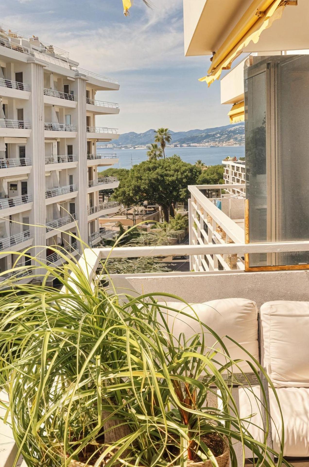 Frgk "Etoile Du Sud Terrasse Vue Mer Palm Beach" Cannes Eksteriør bilde